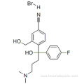 Benzonitrile,4-[4-(dimethylamino)-1-(4-fluorophenyl)-1-hydroxybutyl]-3-(hydroxymethyl)-,hydrobromide (1:1) CAS 103146-26-5